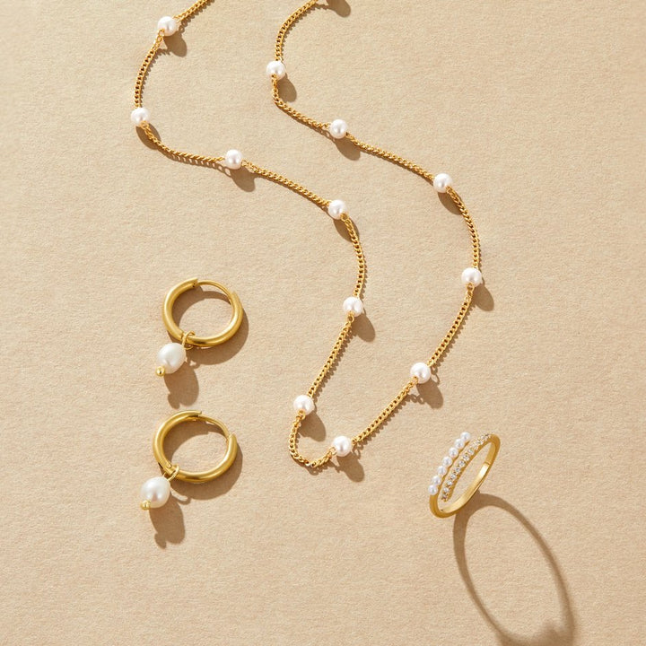 VEYLINIA | Ren Pärl Halsband