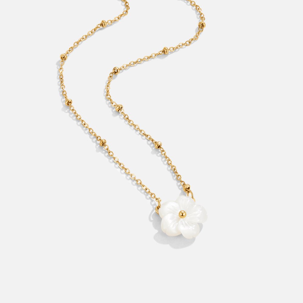 VEYLINIA | Storslagen Blomma Halsband