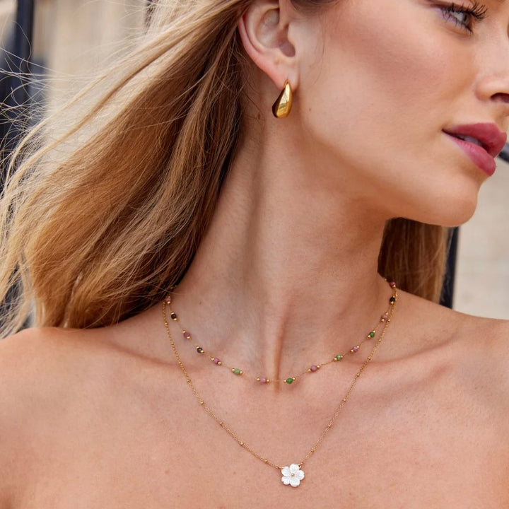 VEYLINIA | Storslagen Blomma Halsband